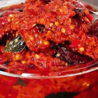 Red Chilli Pickle (Pandumirchi) – Spicy Andhra Style