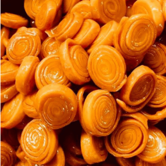 Ghee Baby Khaja – Crispy, Flaky Sweet